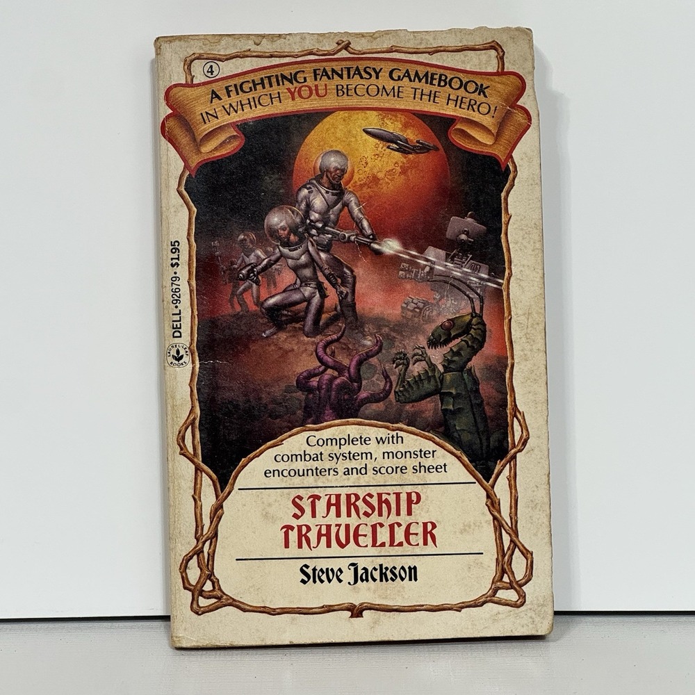 Starship Traveller #4 - Fighting Fantasy Game Book - 1984 Steve Jackson
